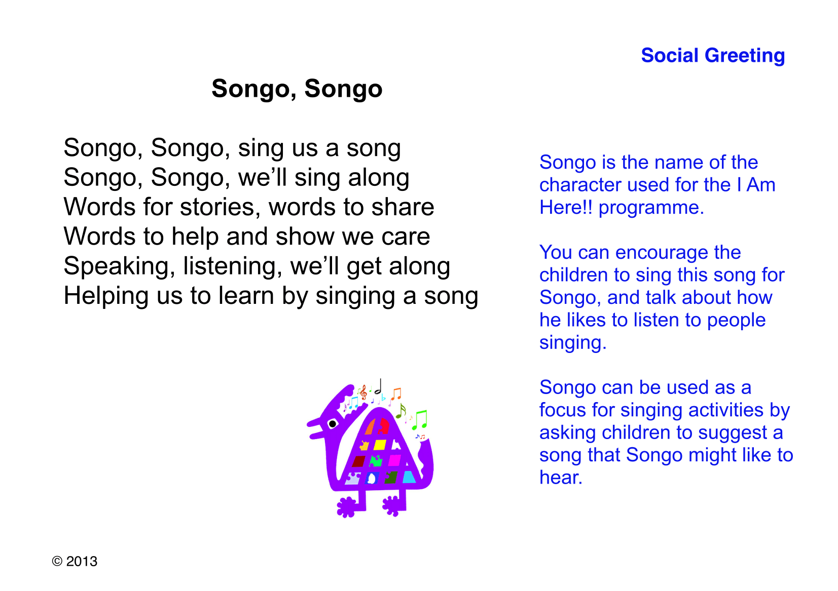 Musical Activities